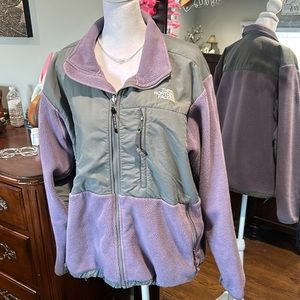 North face fleece zip up jacket
